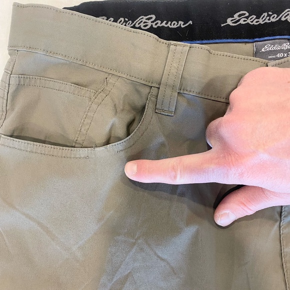 Eddie Bauer Men's Pro Adventure Hiking Stretch Straight Pants - 40x30 - Picture 4 of 9